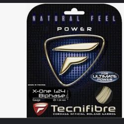 Tecnifibre X-One Biphase 16G Natural Tennis String