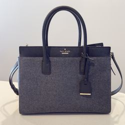 Kate Spade New York Cameron Street Candace Large Satchel - Black & Gray 
