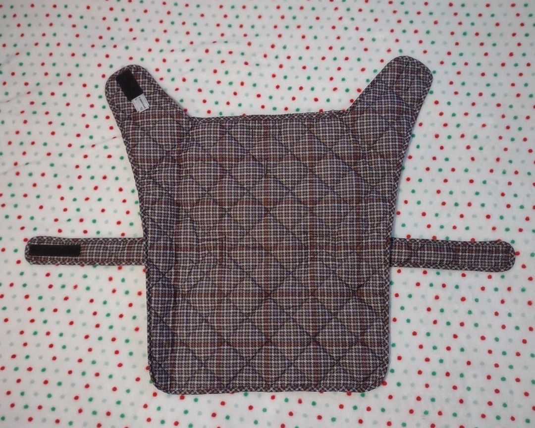St. Johns Bark Plaid Dog Coat, Large-dog , Brown