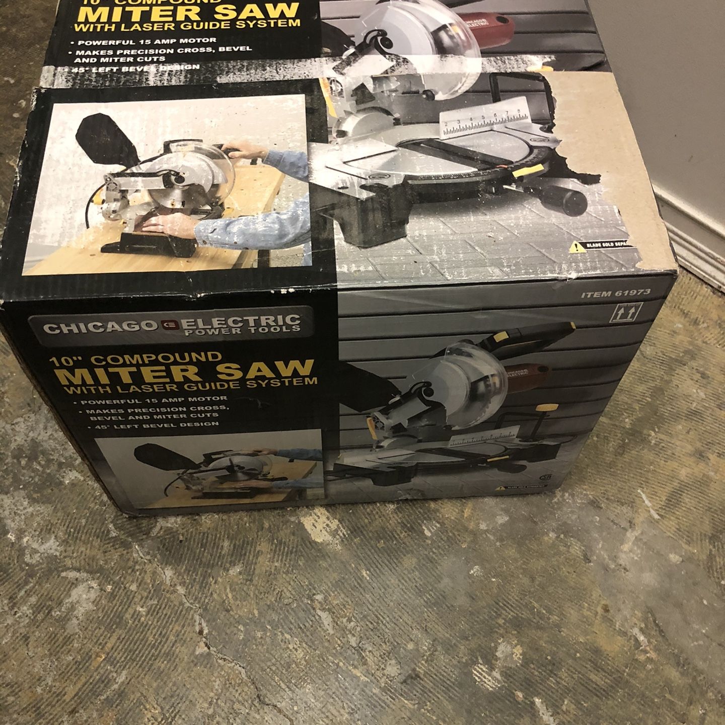 Chicago Electric 10 Miter compound Laser Saw 61973 for Sale in Clermont FL OfferUp