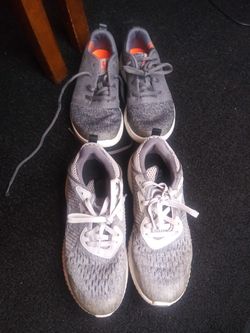 Adidas and under armour sz 2.5