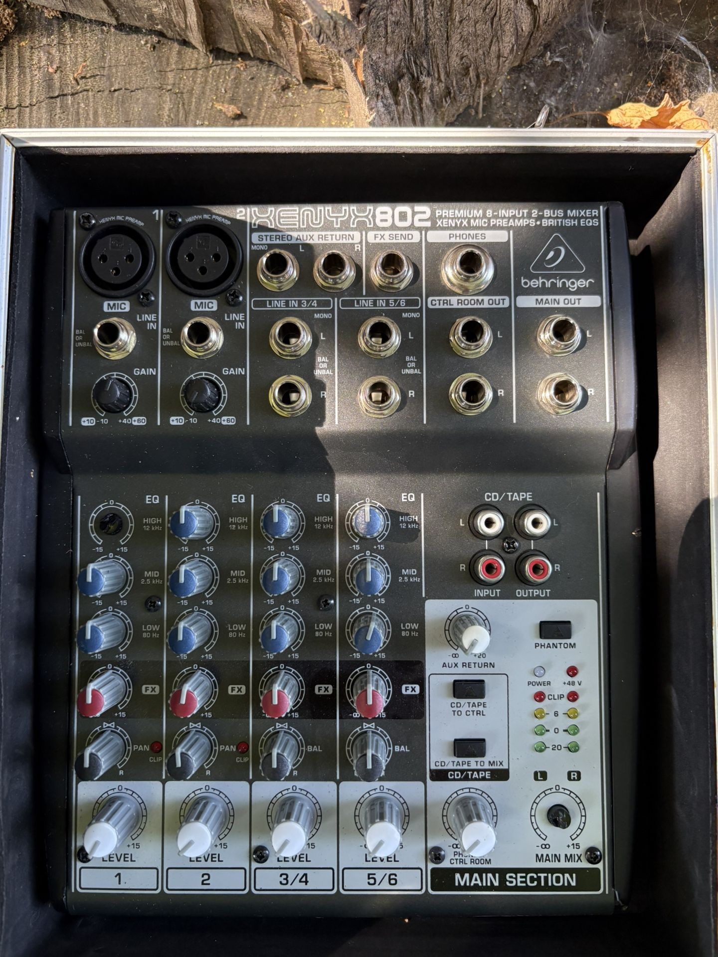Xentyx 802 Premium 8 Input 2 Bus Mixer