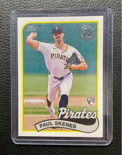 2024 Paul Skenes Topps Update Rookie Card #89US-46 1989 Topps Baseball 35th Anniversary