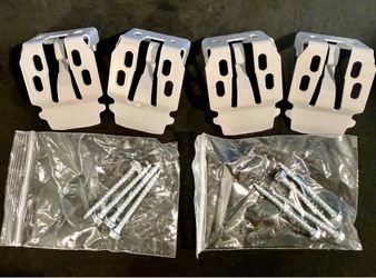 Vignette by HUNTER DOUGLAS BRACKETS 4 each Moved , inherited Vignettes or just need mounting brackets New high quality metal