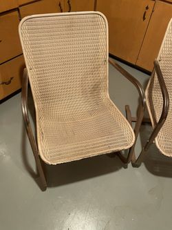 Steel Rocker and Spring Chairs