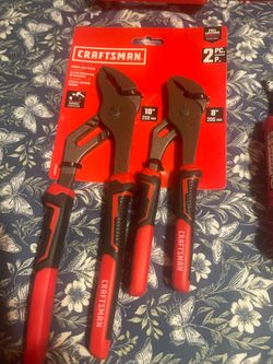 Craftsman 2-Piece Groove Joint Pliers Set, $25 cash, price is firm!