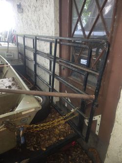 Flat trailer