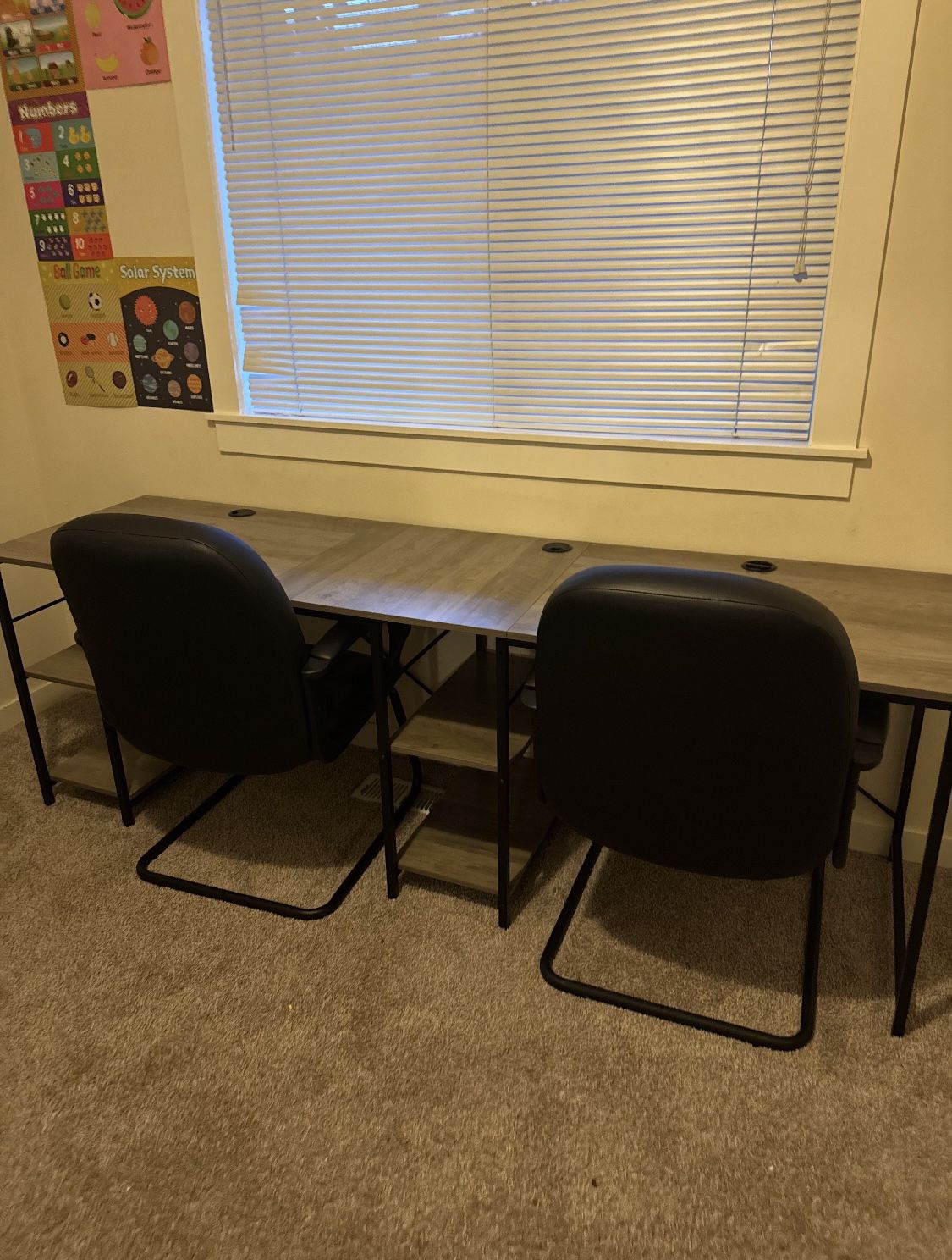 Desk And Chairs
