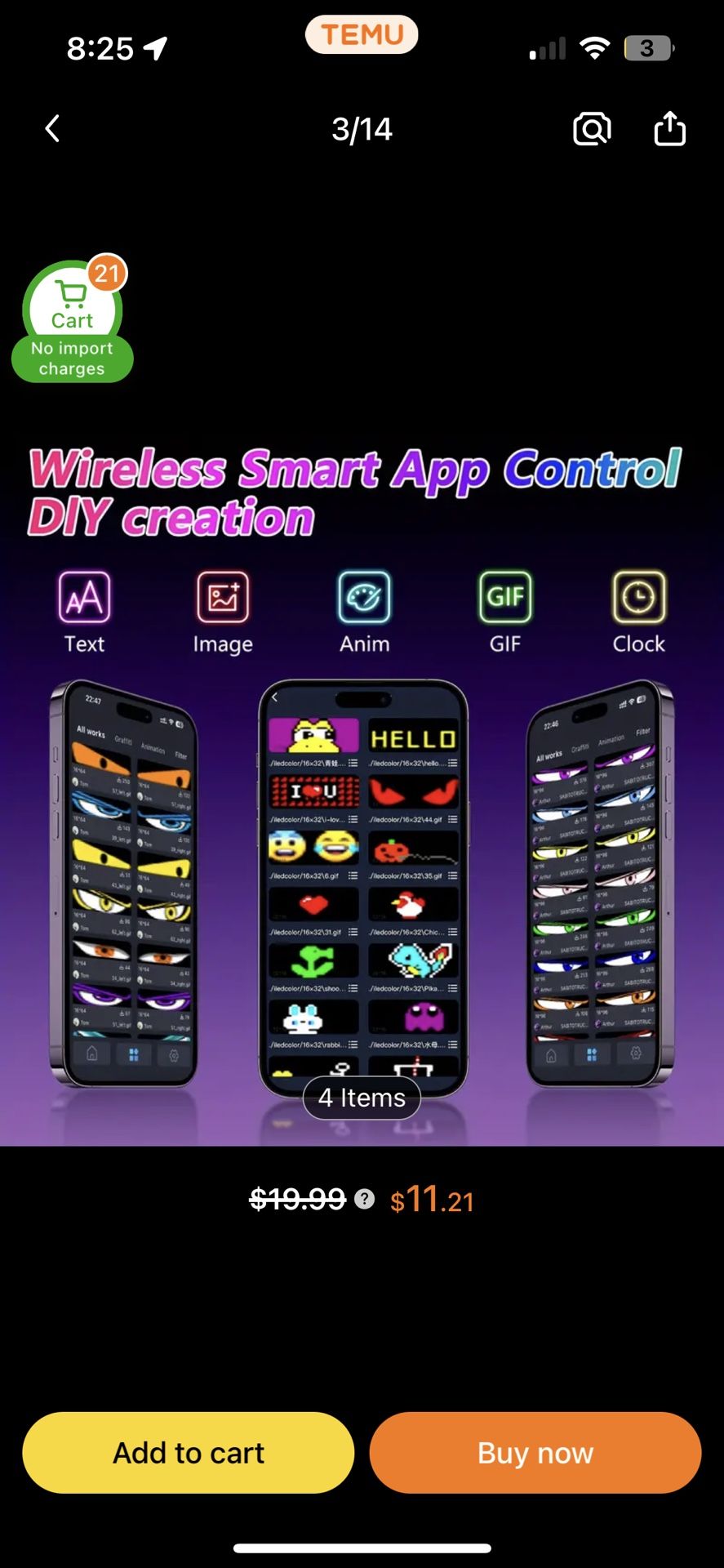 Big Halloween Programmable LED Sign