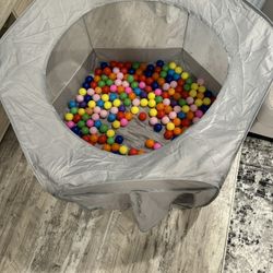 6 Sided Toddler Ball Pit Heopeis Ball Pit Play Tent Excellent Conditions Comes With 200+ Balls 