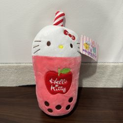 Sanrio Hello Kitty Boba Stuffed Plushie 