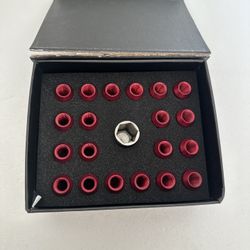 50mm Close End Lug Nut w/Socket Adapter