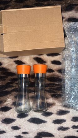 Orange Salt & Pepper Shaker Set
