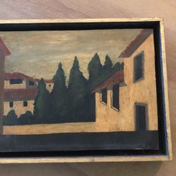 Artwork Possibly By Giuseppe Abbati   1” Deep Wood Frame. 6” X  8” Frame. Must Pick Up. 