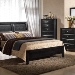 Emily Black bedroom set started at $699
