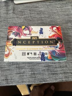 2025 Inception baseball hobby box