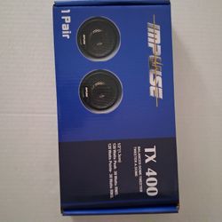 Impulse Audio Dome Tweeters 400 Watts Brand New In The Box 