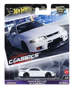 Hot Wheels 2024 Modern Classic White Nissan Skyline GT-R (BCNR33)