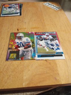 Barry Sanders 2 Cards