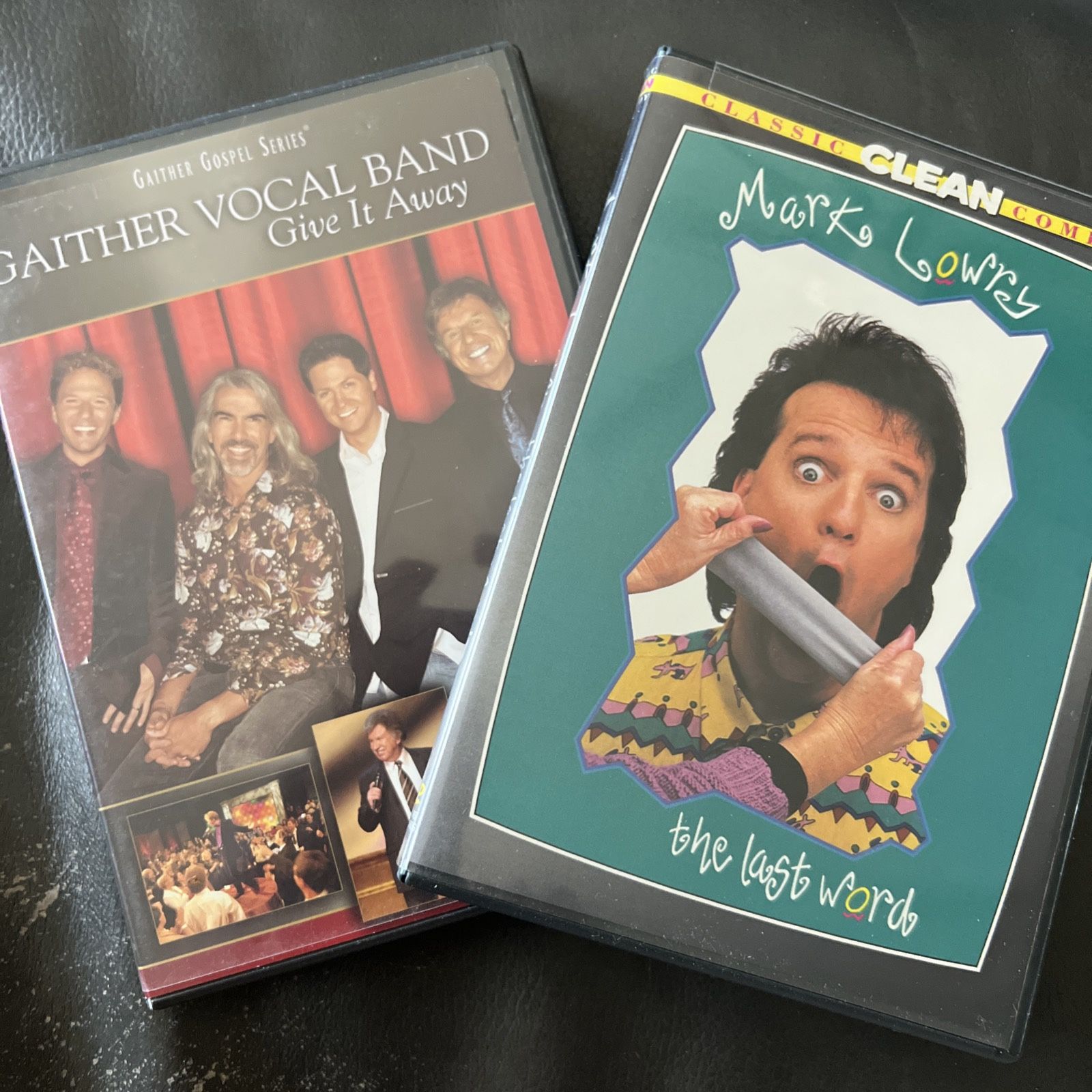 2 DVD’s Gaither Vocal Band: Give It Away & Mark Lowry: The Last Word