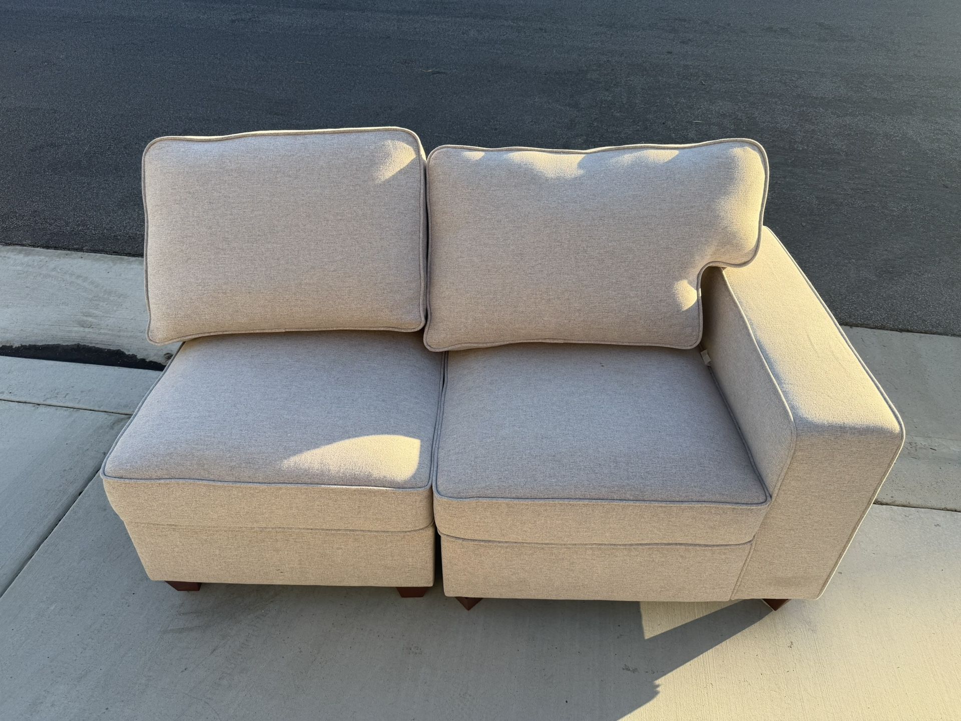 Two Piece Sectional - free