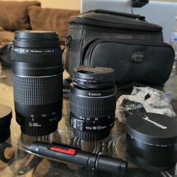 New Canon Camera Lens Set