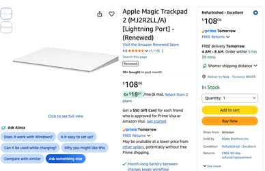 Apple Magic Trackpad