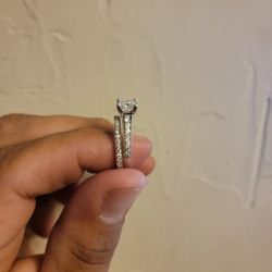 Engagement Ring And Band 