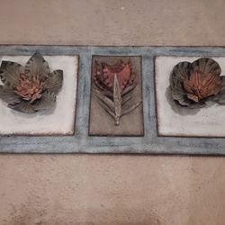 Metal 3D Flower Art Work 