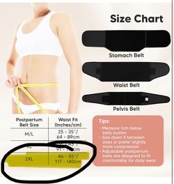 2XL 3in1 Postpartum Recovery Support Belt