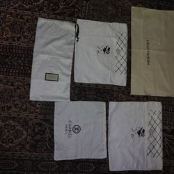 Louis Vuitton Gucci & Chanel Dust Bags