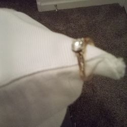 14 K Gold HALF CARAT TO THREE QUARTER CARAT DIAMOND RING