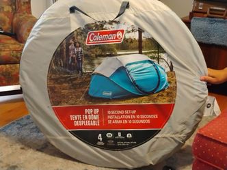 Coleman 4-Person Pop-Up Camping Tent