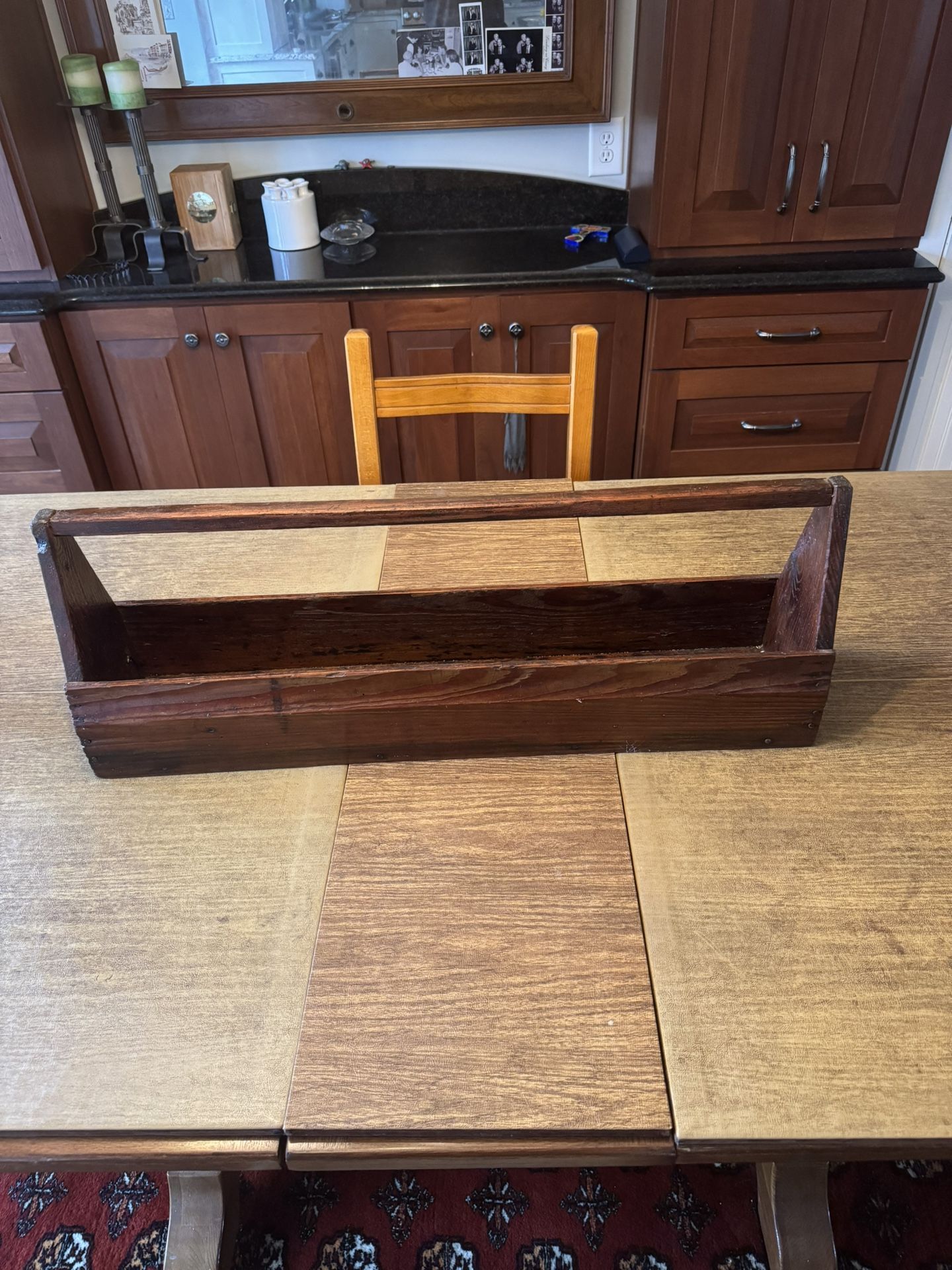 Vintage Wood Carpenters Tool Box