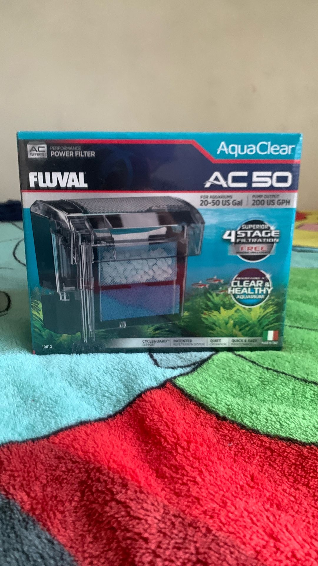 aquarium filter up to gal.