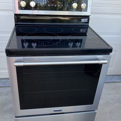 MAYTAG Fingerprint Resistance Stainless Steel Stove 5 Burner 