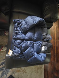 The North Face Navy Blue Puffer Jacket