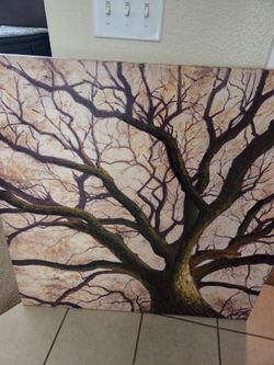 Large Tree Canvas Wall Art