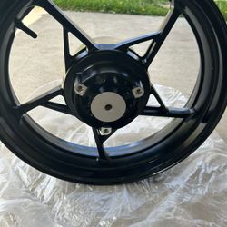 NEW Black Rear Wheel Back Rim For Kawasaki Z400 EX400 Ninja 400 ABS 2018-2023