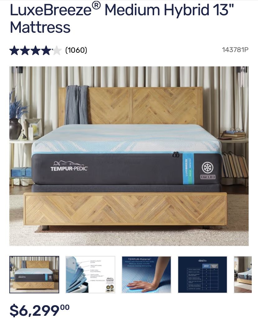Brand New Temper Pedic