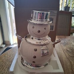 Snowman Candle Holder 