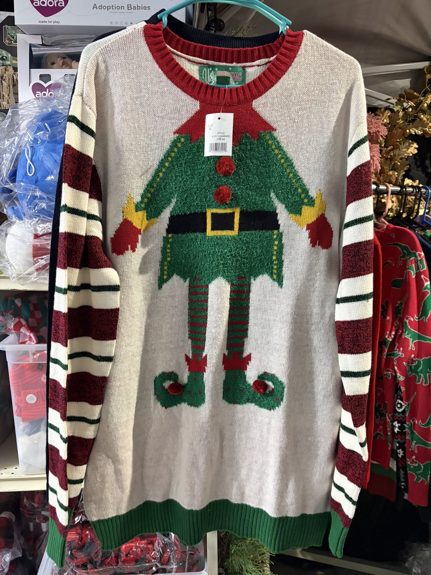 Elf ugly Christmas Sweater - New XL