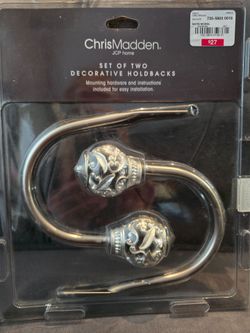 Curtain Holdback Satin Nickel