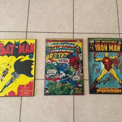 Comic Book Wall Hangings