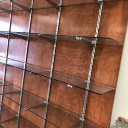 Glass Shelves, Wall Mounts, Brackets