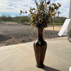 Tall Vase W/ Arrangement 