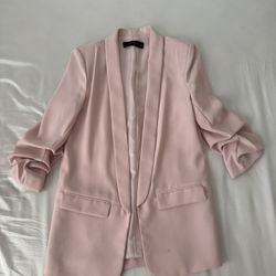 Zara Women Pink Blazer Size Small