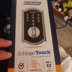 New Schlage Keyless Touchscreen Deadbolt