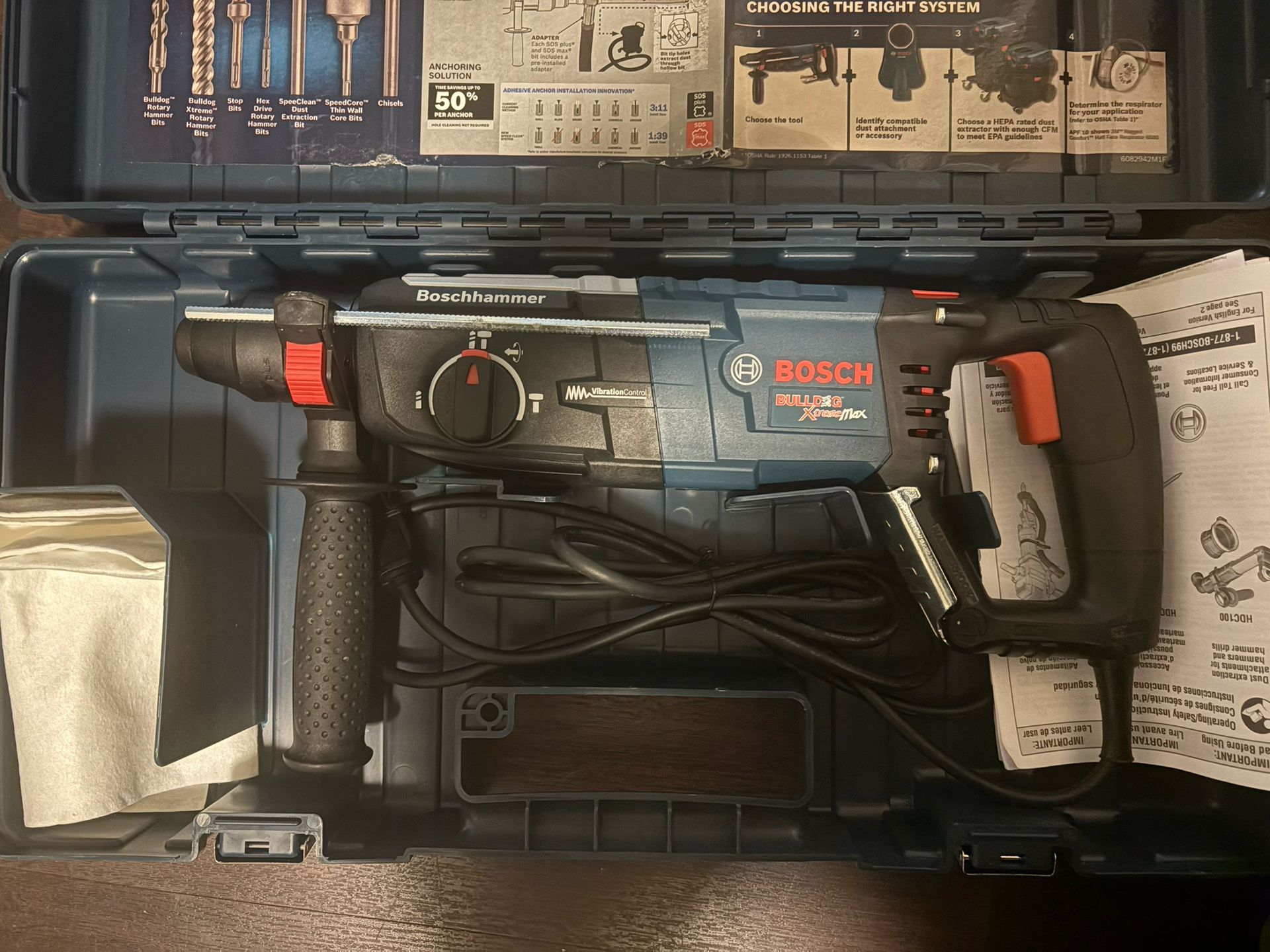 Bosh Bulldog Extreme Rotary hammer New