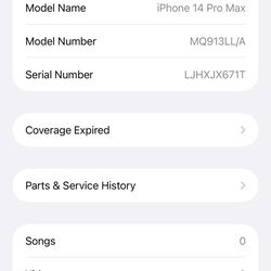 iPhone 14 Pro Max 512 GB Unlocked Shield+Case!